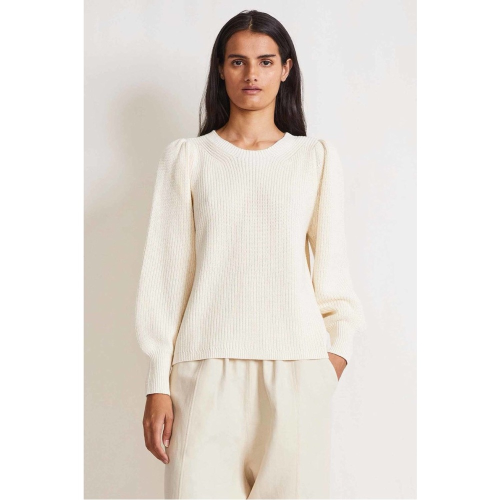 Apiece Apart Eco Arne Puff Sleeve Sweater